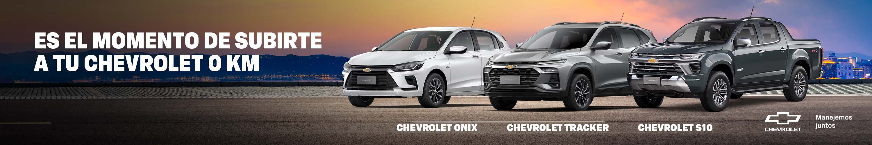 Es el momento de subirte a tu Chevrolet 0km